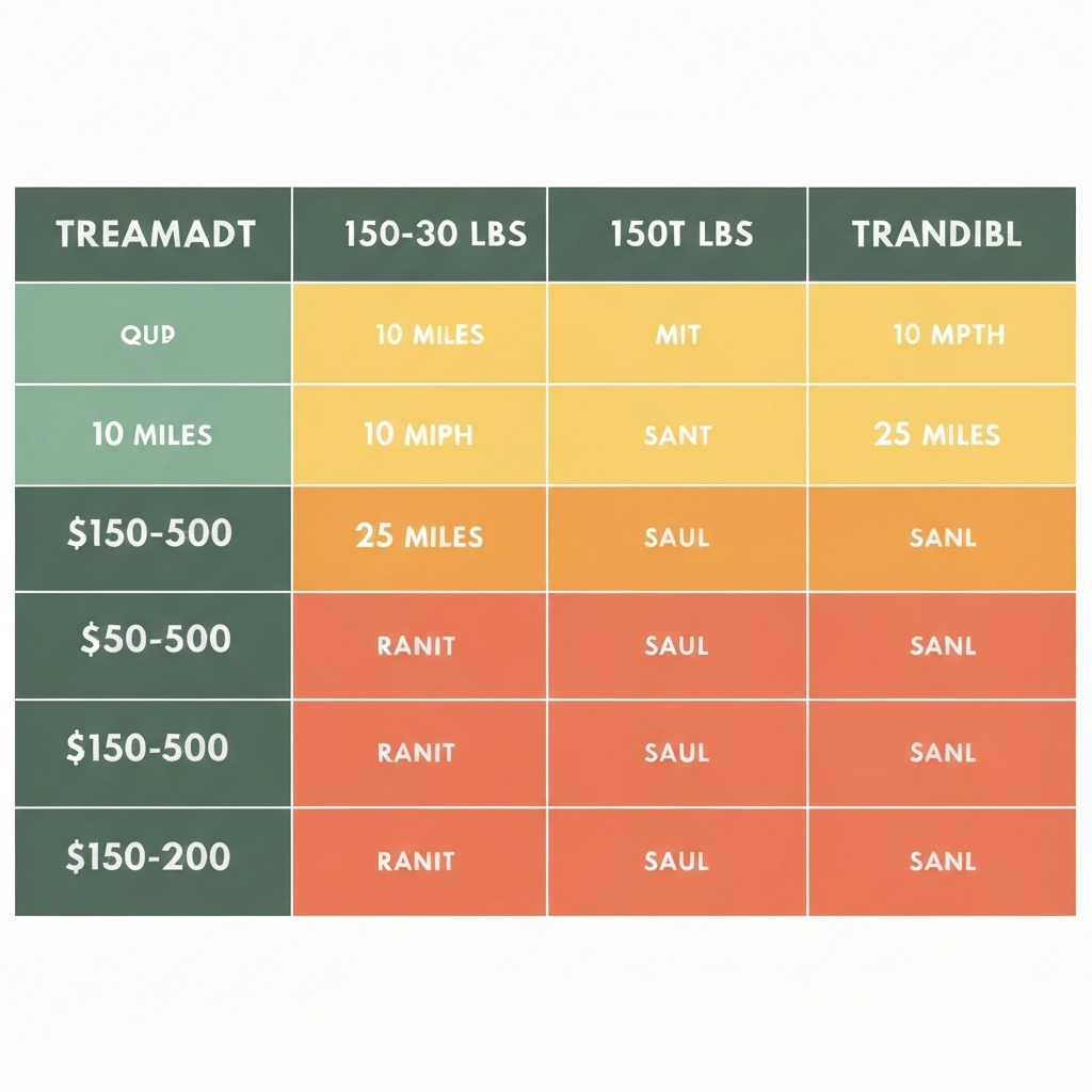 Infographic comparing walking pad specs versus regular treadmill specs across weight, speed, noise, price, and storage dimensions